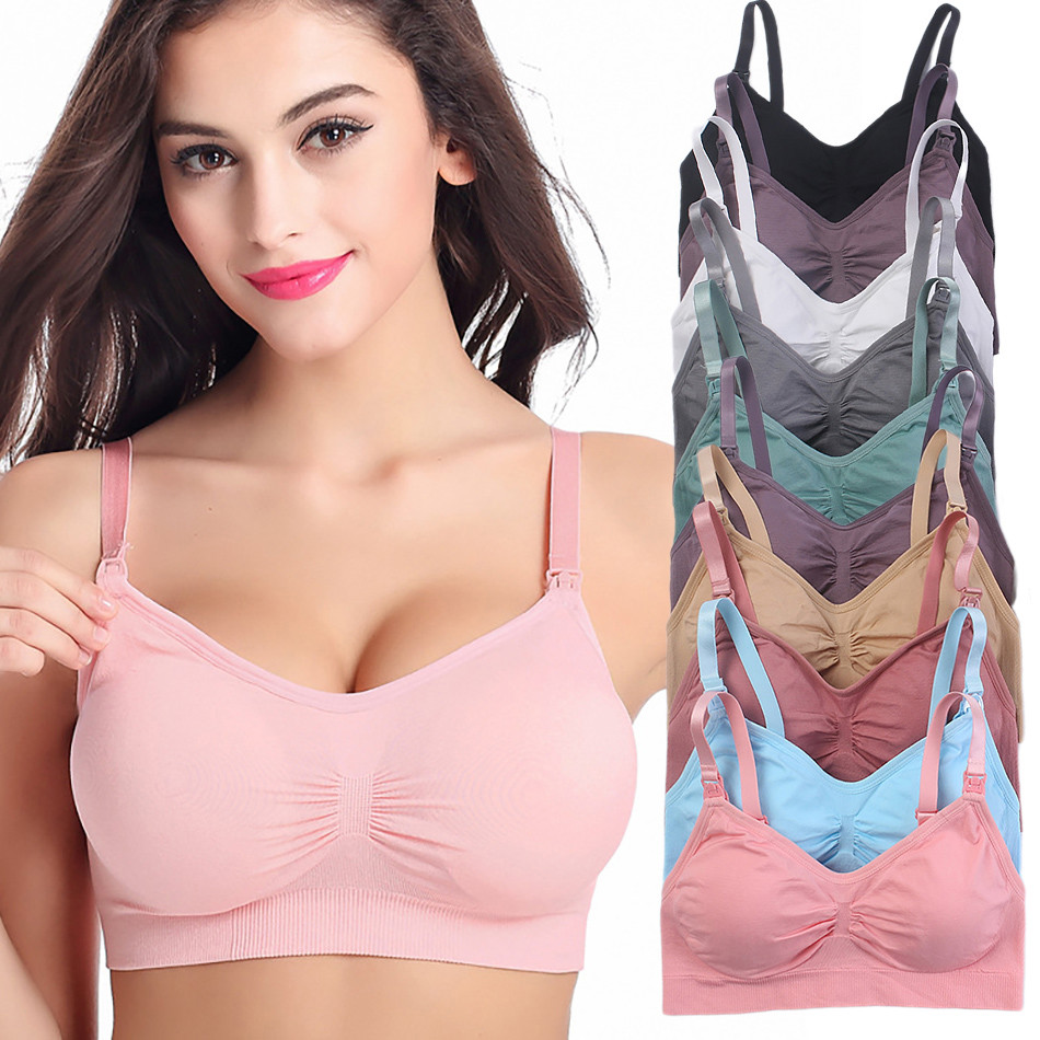 Nursing Bra Sleep - Respirável maternidade sutiãs grávidas conforto amamentação