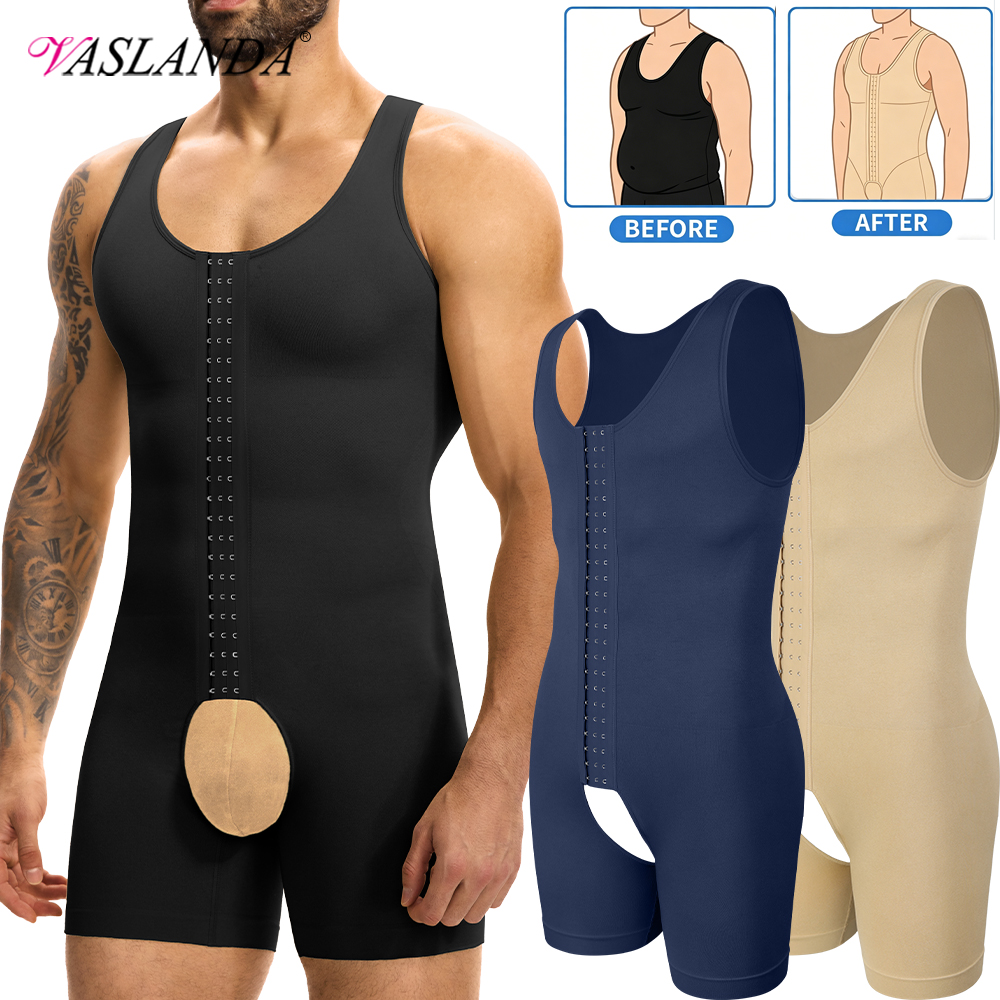 Shapewear Bodysuit Firm - Modelador Corporal Masculino de Compressão com