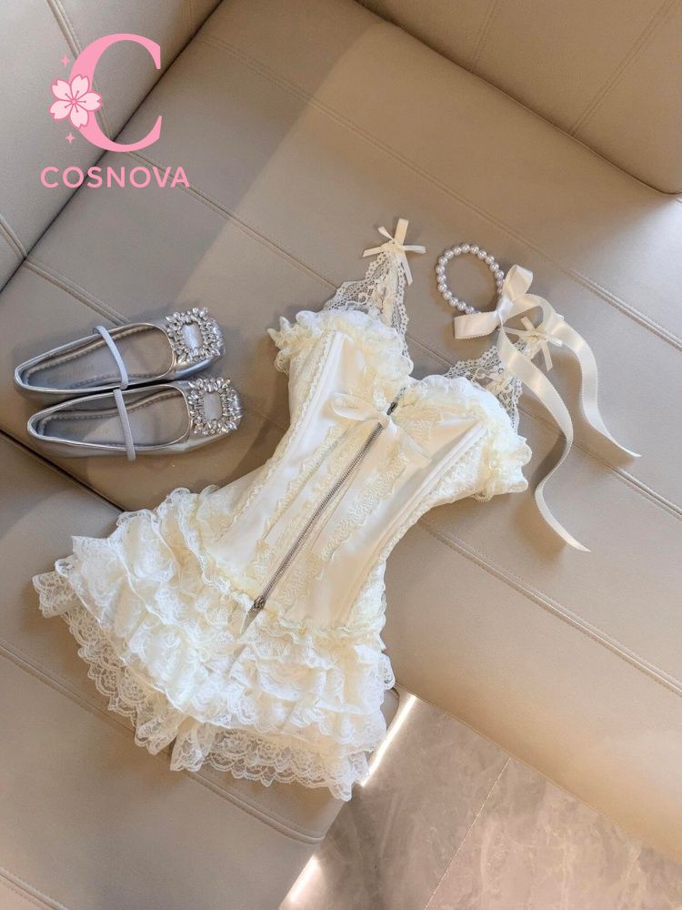 Cami Top Lace - Conjunto de Top de Renda Cute