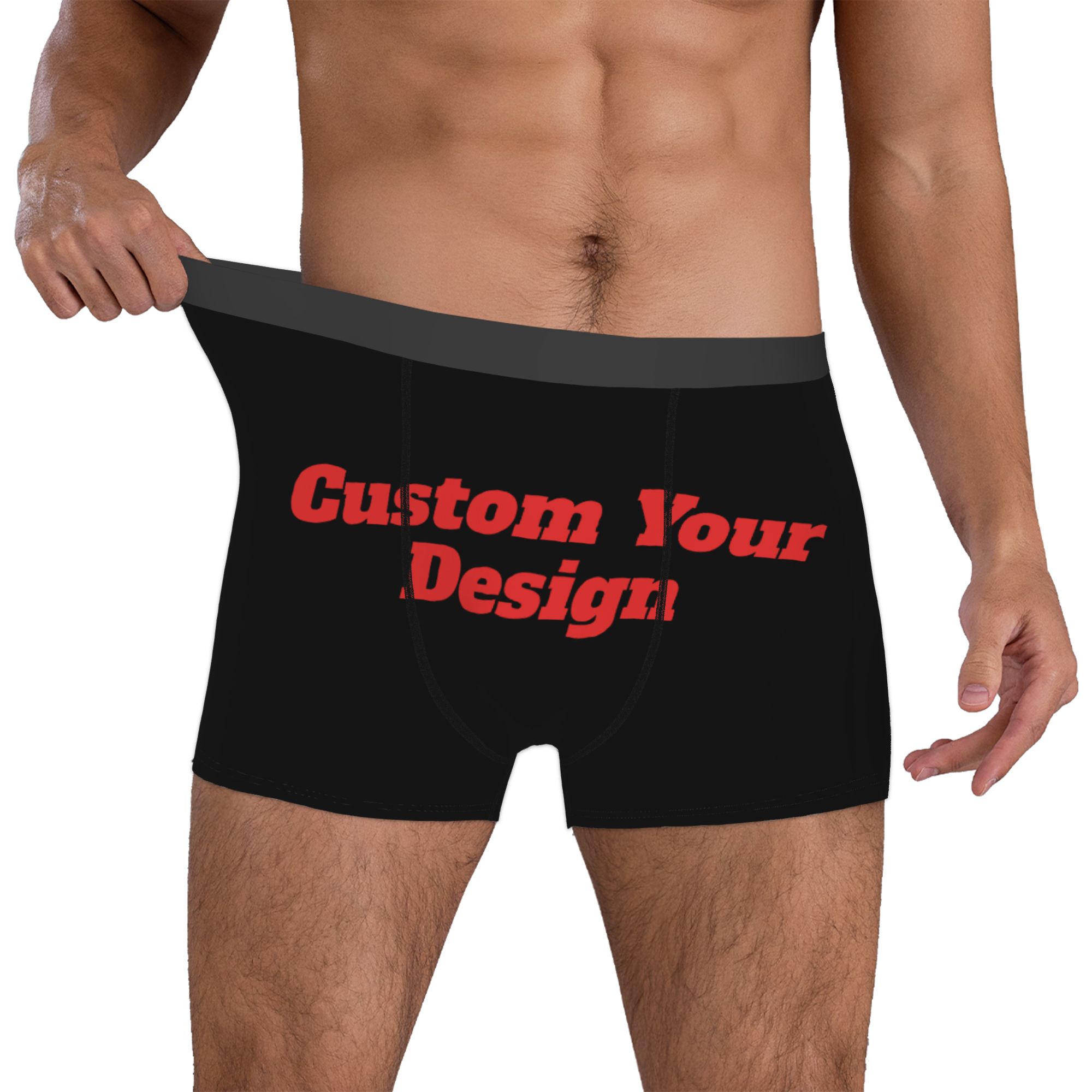 Boyshort Underwear - Cuecas Boxer Masculinas Personalizadas com Foto,