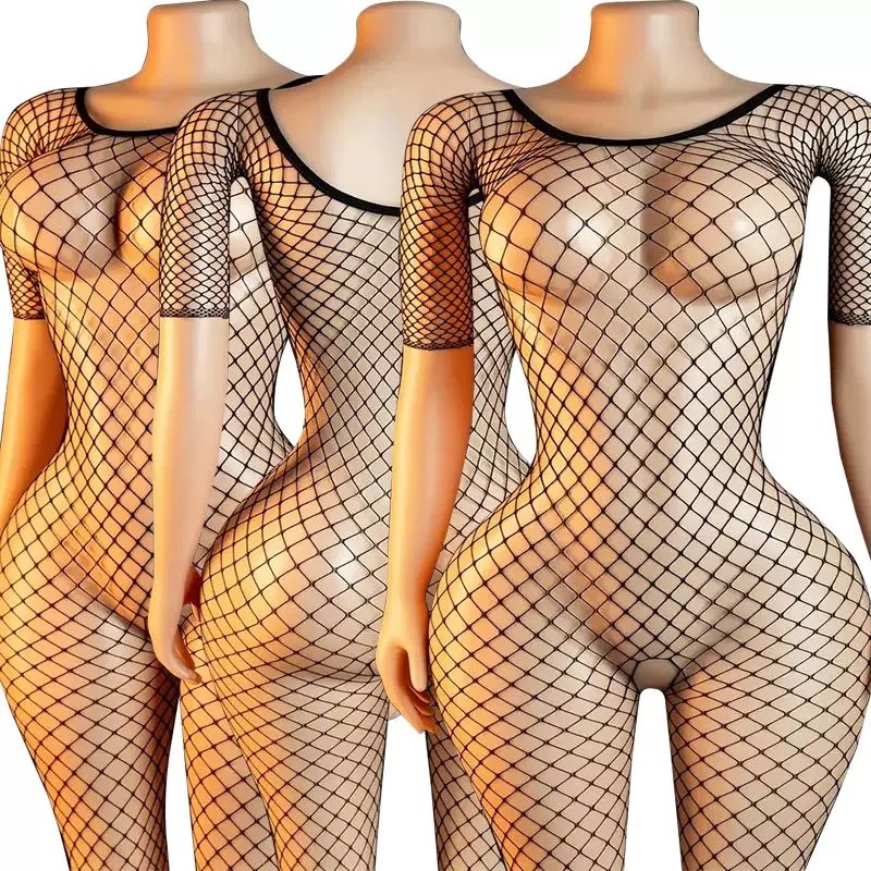 Bodystocking Fishnet - Fishnet bondage bdsm corpo meias crotchless