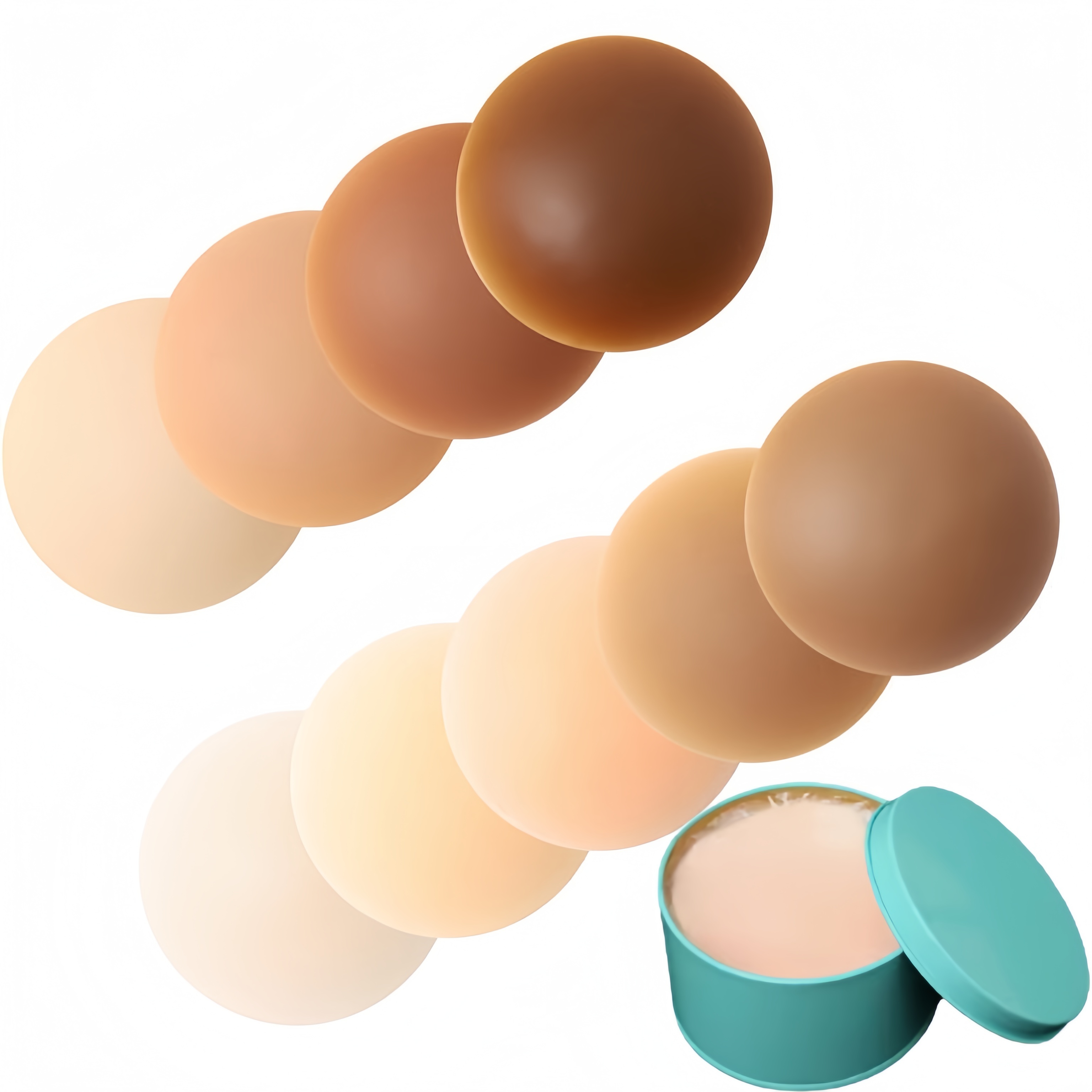 Silicone Bra Adhesive - Capa adesiva de silicone reutilizável para