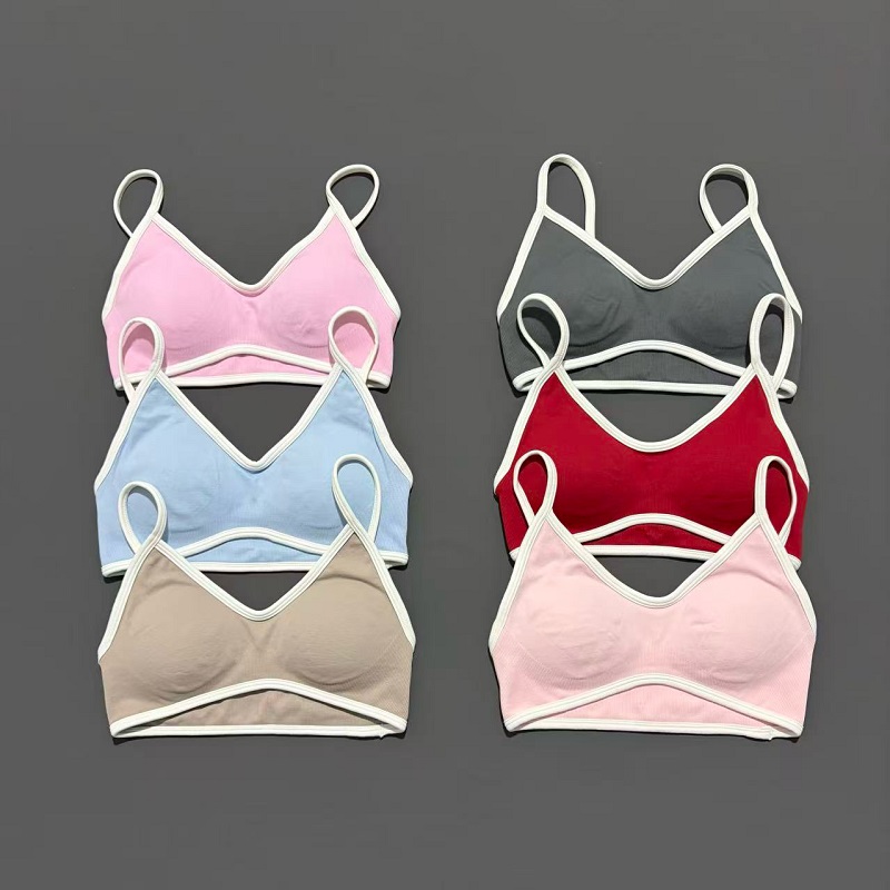 Push Up Bra Padded - Sutiã esportivo feminino ajustável, suporte alto,