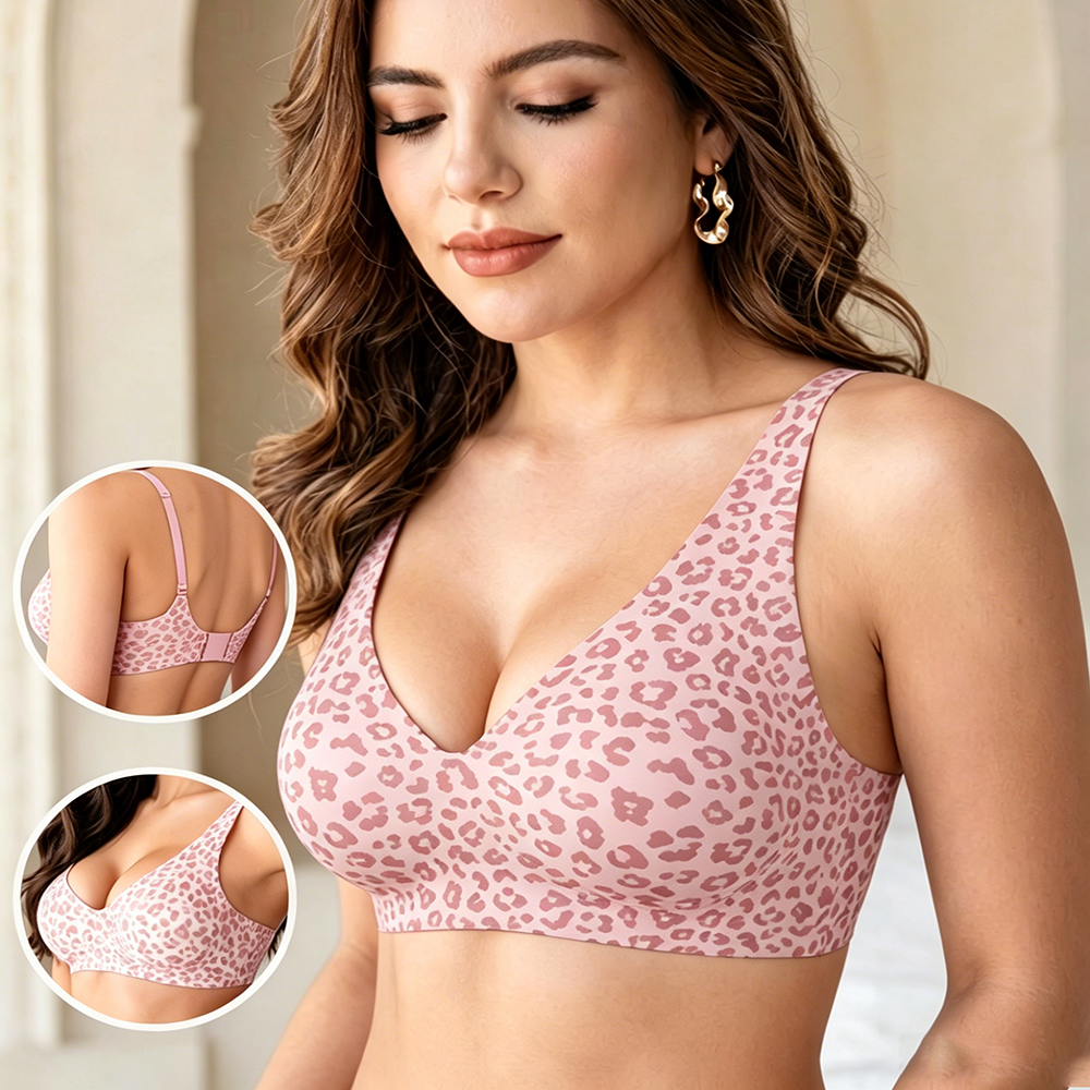 Bralette Wireless Soft - 1 Sutiã sem costura com estampa