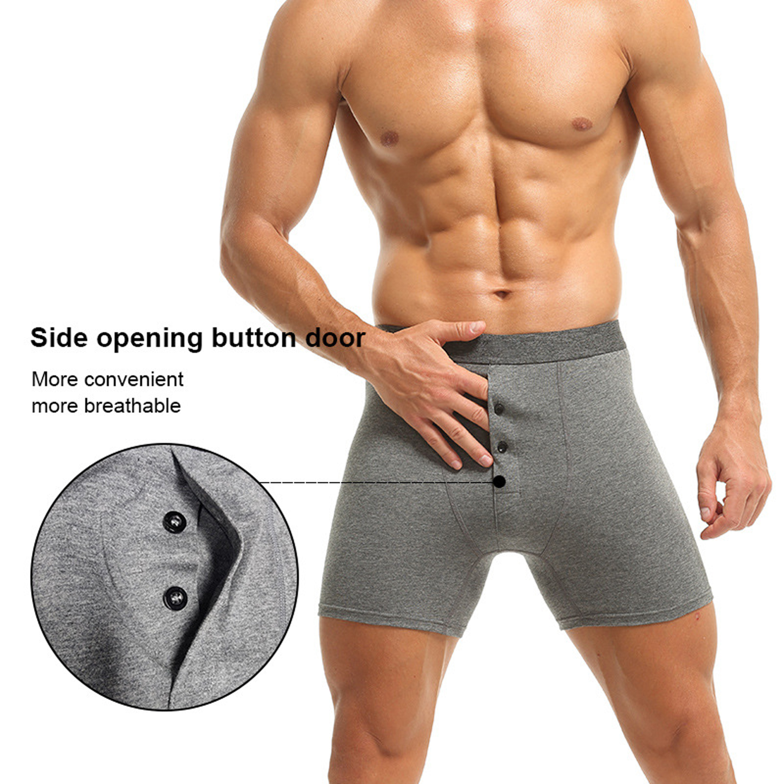 Boyshort Underwear - Roupa interior masculina calcinha tecido confortável