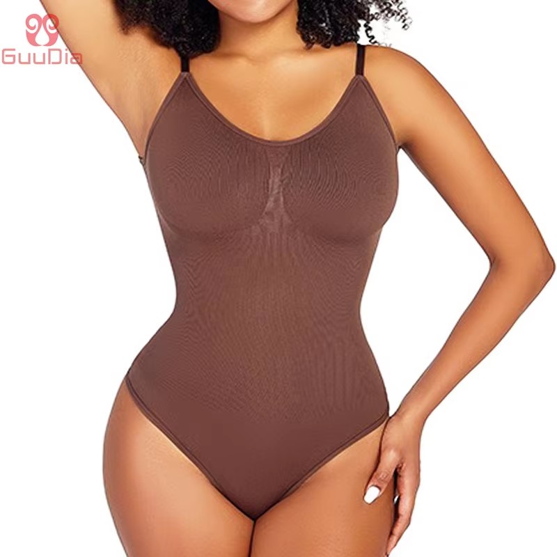 Shapewear Bodysuit Firm - Guudia elastano bodysuit tanga corda shapewear
