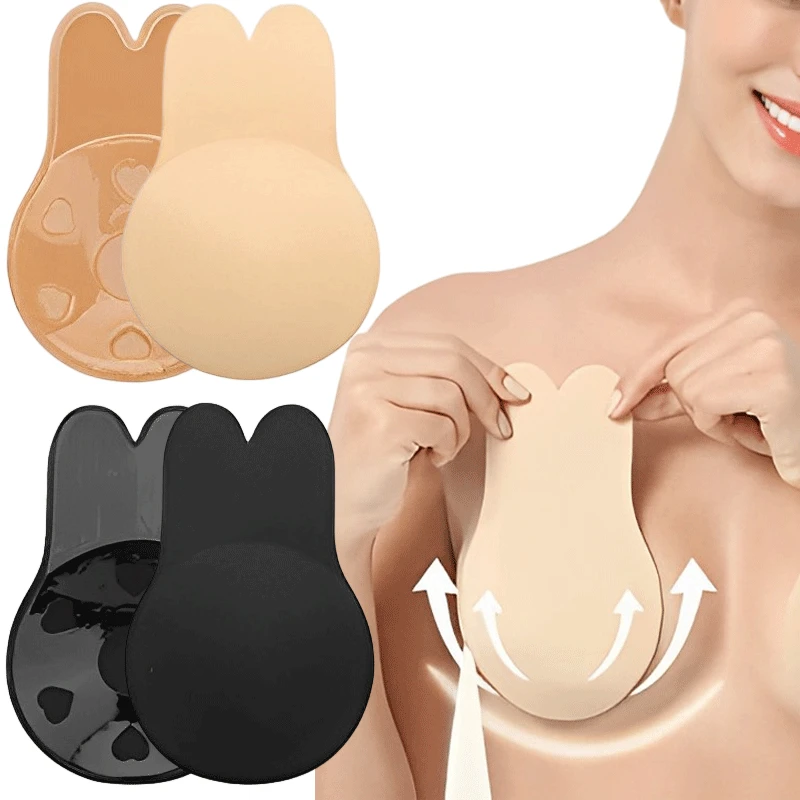 Silicone Bra Adhesive - Mulheres push up sutiãs auto adesivo