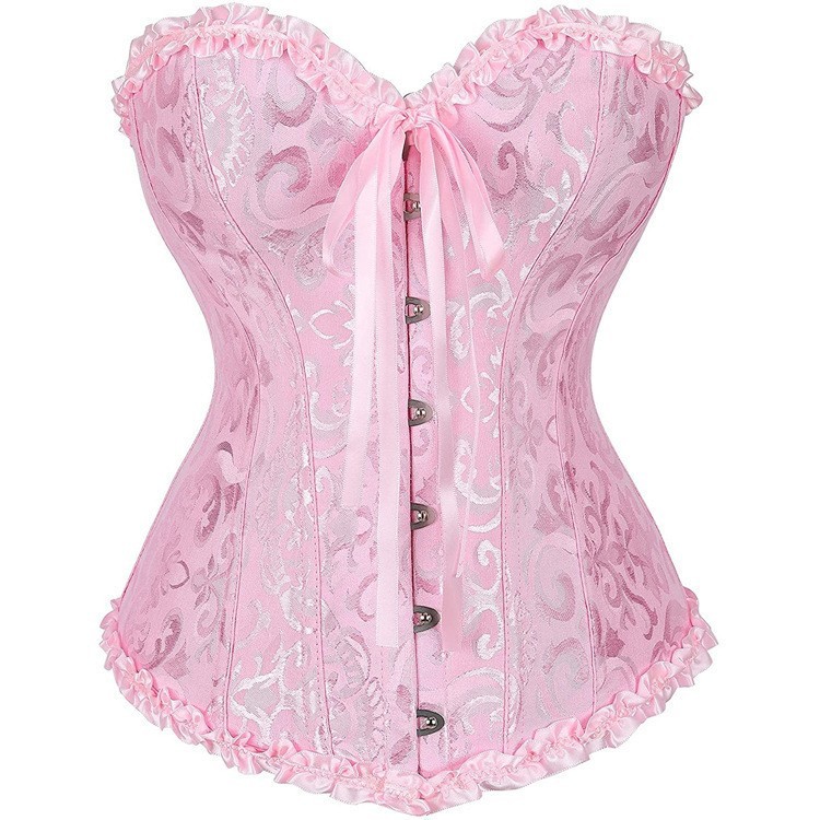 Corset Waist Cinch - Mais Vendido: Corselete Jacquard Modelador Sexy