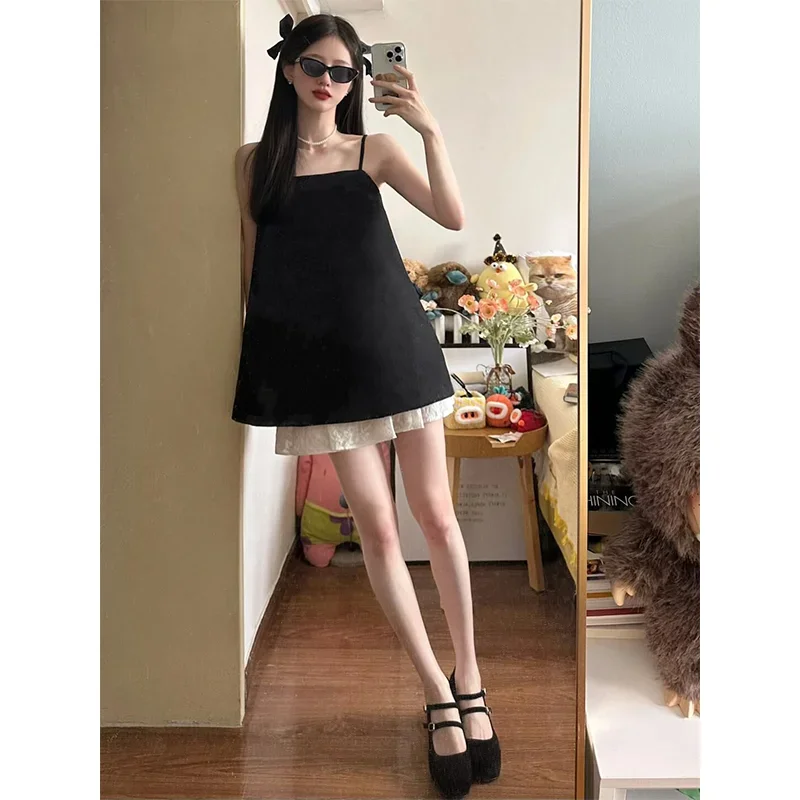 Cami Top Lace - Cor contraste chique menina 2pc define