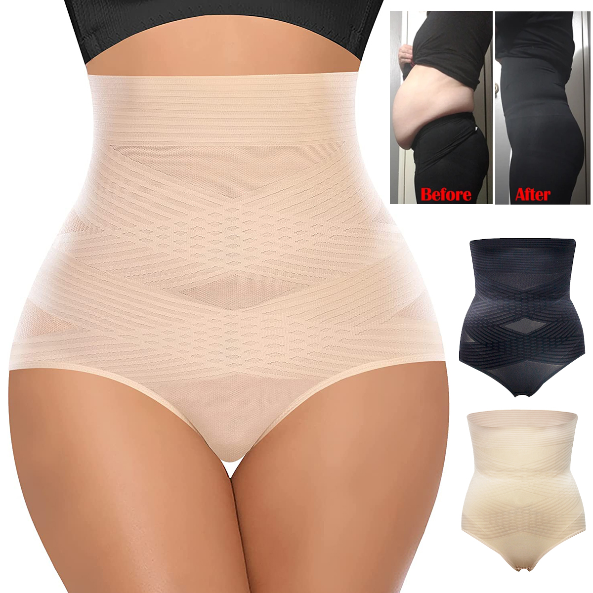 Shapewear Bodysuit Firm - Controle de barriga emagrecimento shapewear calcinha