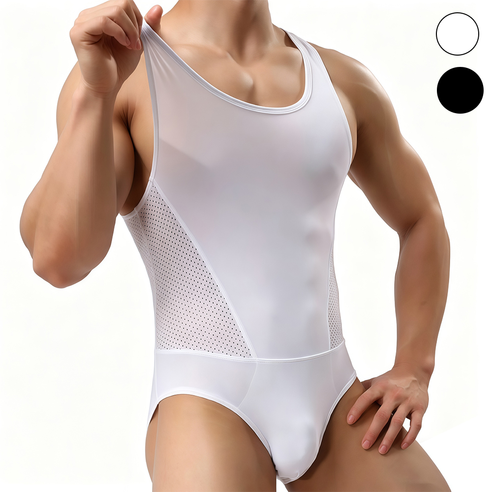 Shapewear Bodysuit Firm - 1 Peça Body Modelador Masculino de