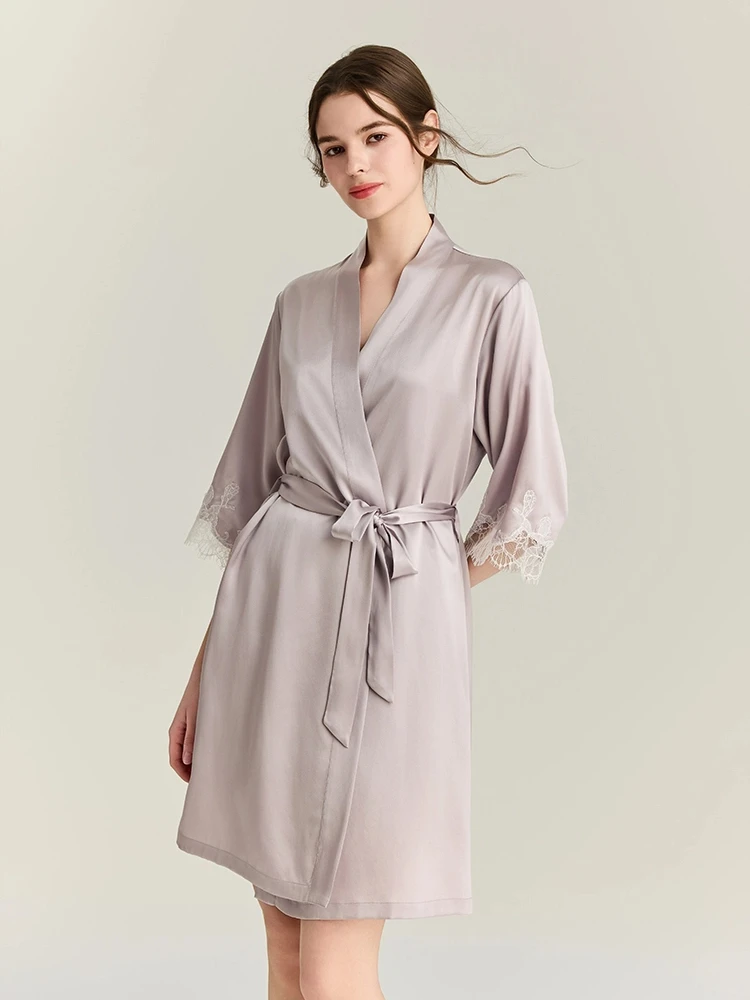 Robe Silk Women - 22mm 100% seda amoreira robe vestido