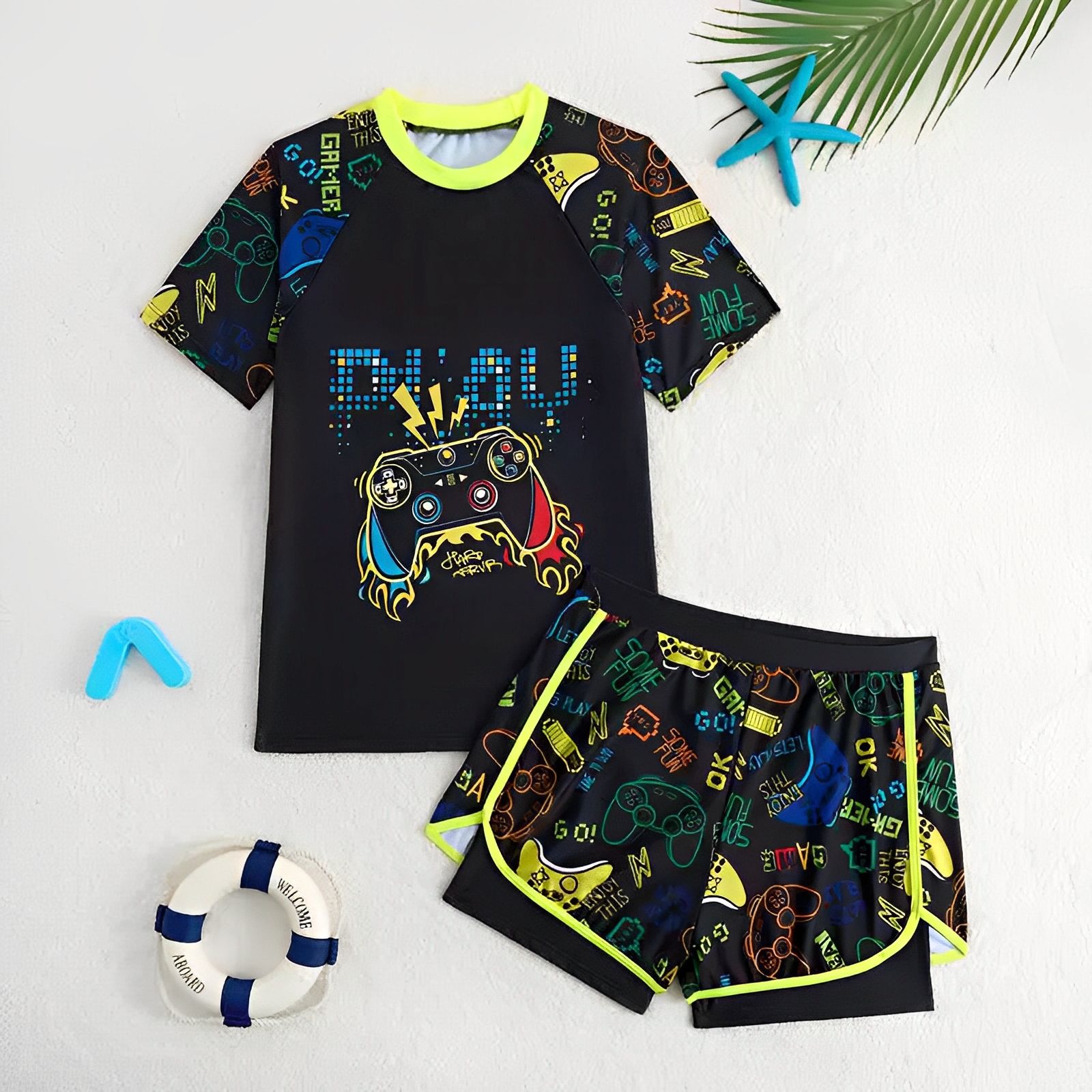 Boyshort Underwear - Maiô Infantil Masculino 2026 de Duas