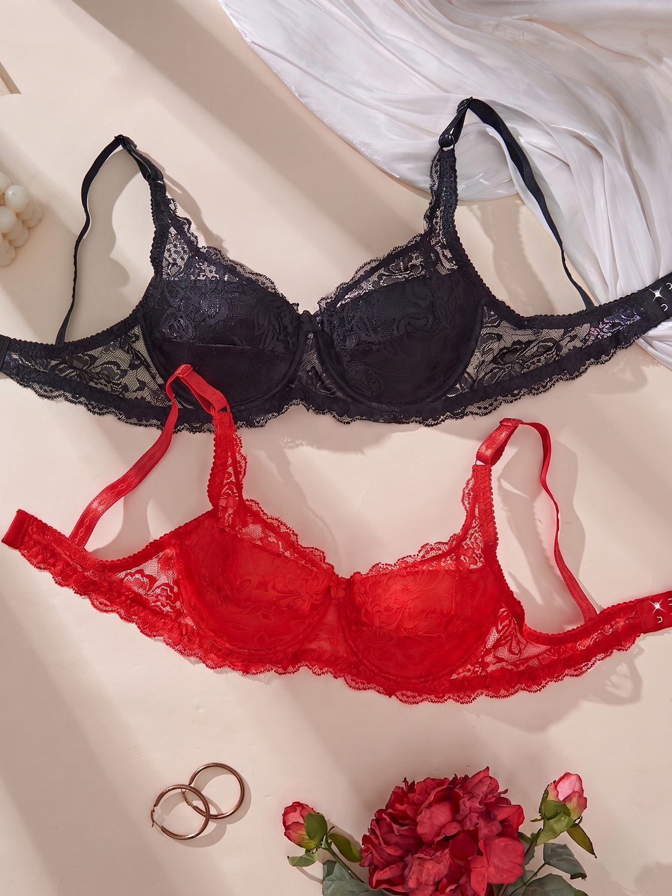 Push Up Bra Padded - Conjunto de 2 Sutiãs Sexy Femininos