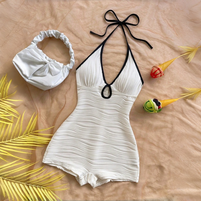 Shapewear Bodysuit Firm - Body Transparente com Decote Halter |