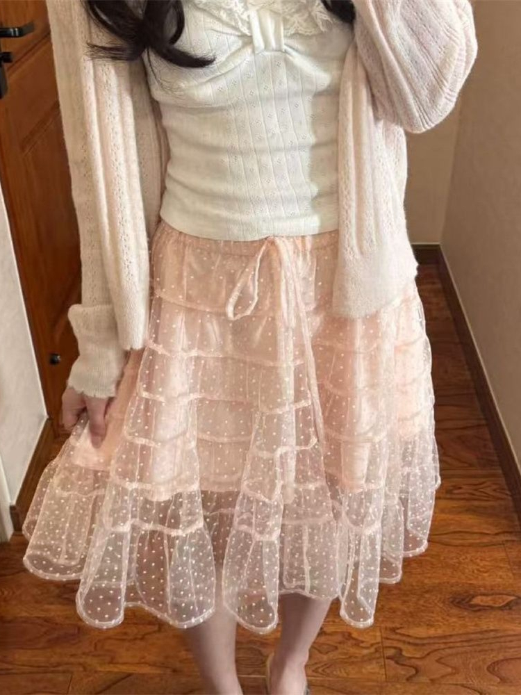 Cami Top Lace - Conjunto Feminino de 3 Peças: Cardigã