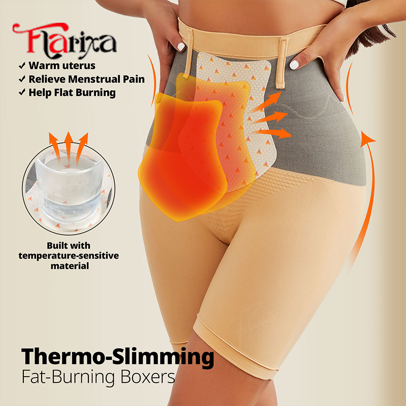 Seamless Underwear Women - Flarixa calcinha térmica cintura alta sem