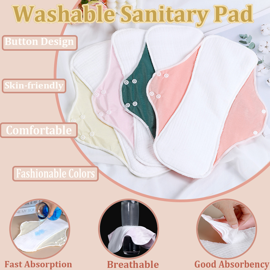 Period Panty Absorbent - 1pc absorventes higiênicos laváveis para mulheres,