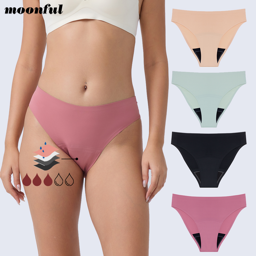 Period Panty Absorbent - Calcinha menstrual feminina à prova de