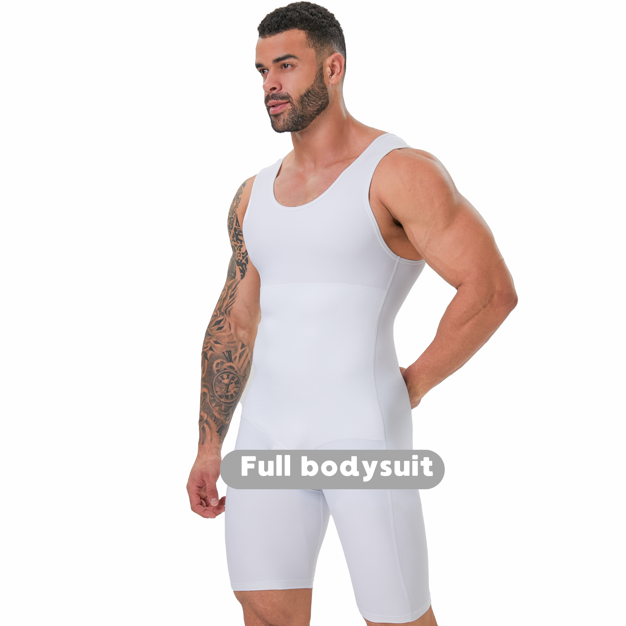 Body Modelador Masculino de Ca - Shapewear Bodysuit Firm avaliação e preço
