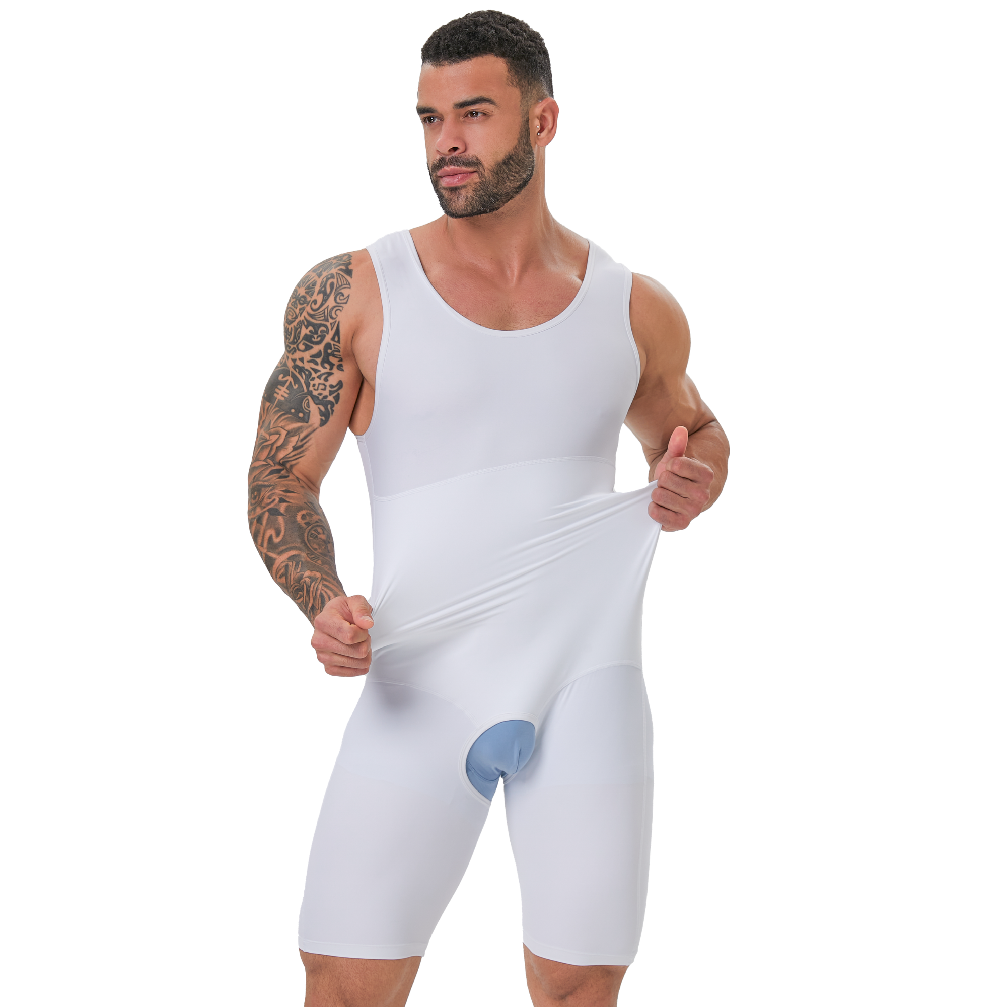 Body Modelador Masculino de Ca - Shapewear Bodysuit Firm avaliação e preço