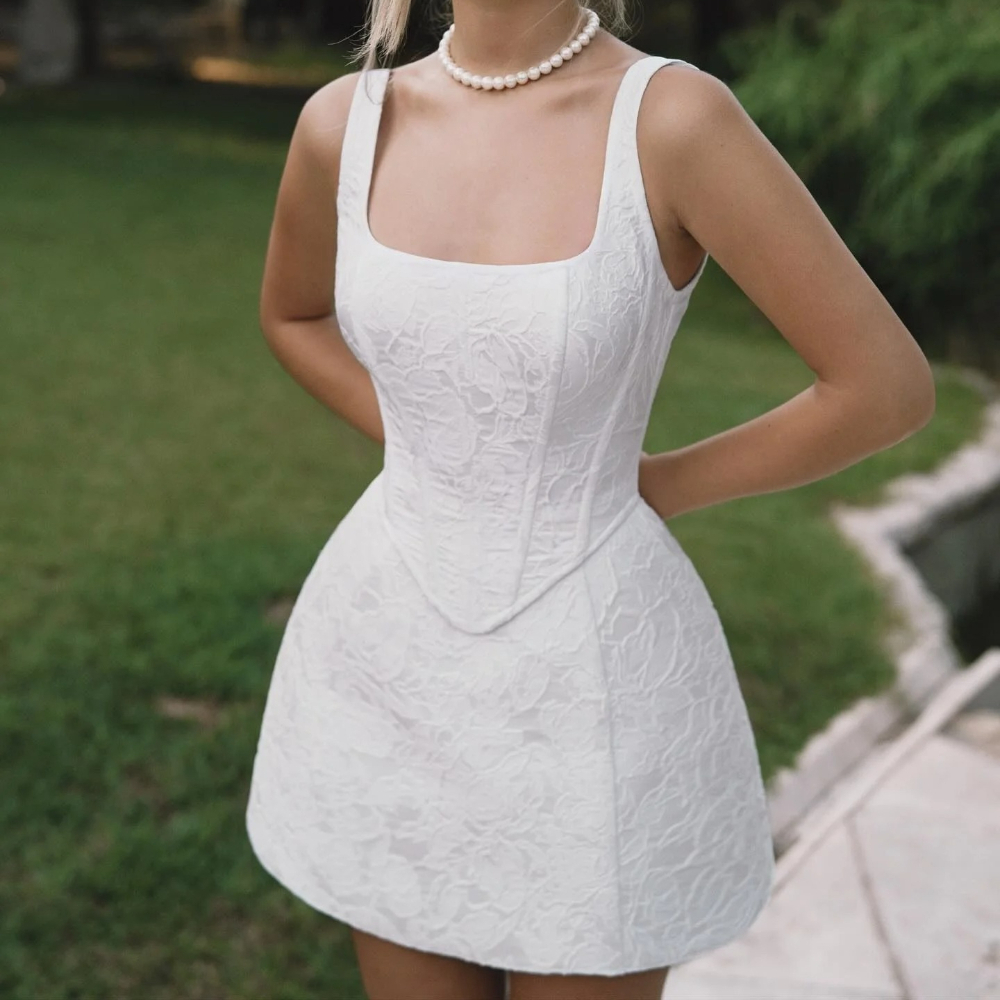 Vestido Mini Personalizado com - Corset Waist Cinch avaliação e preço