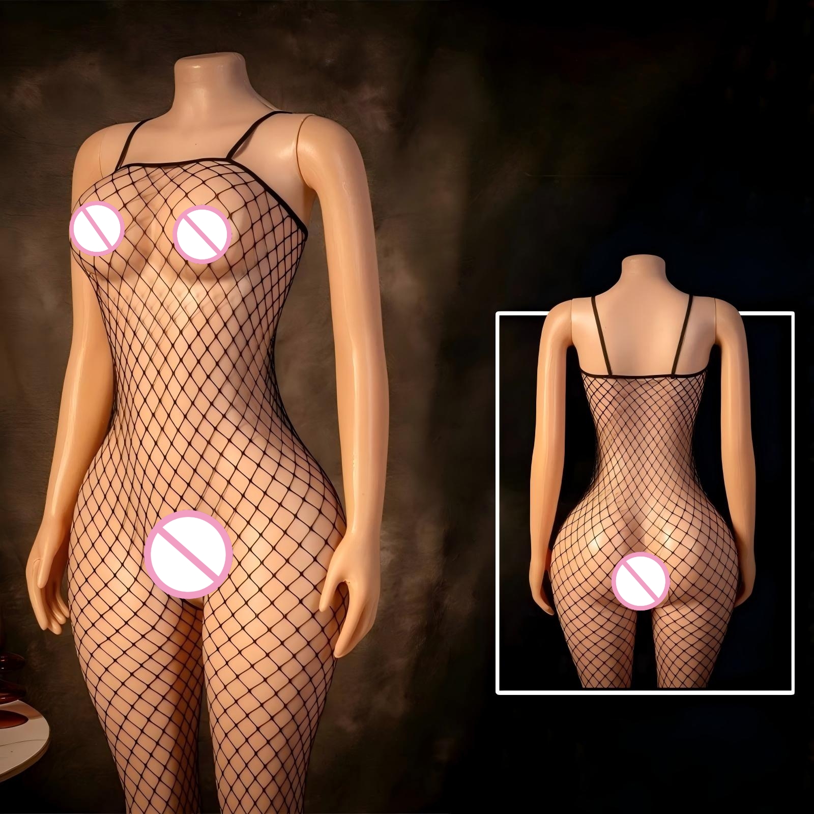 Body de Lingerie Feminina Sens - Bodystocking Fishnet avaliação e preço
