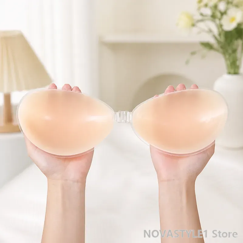 2 peças de almofadas de silico - Silicone Bra Adhesive avaliação e preço