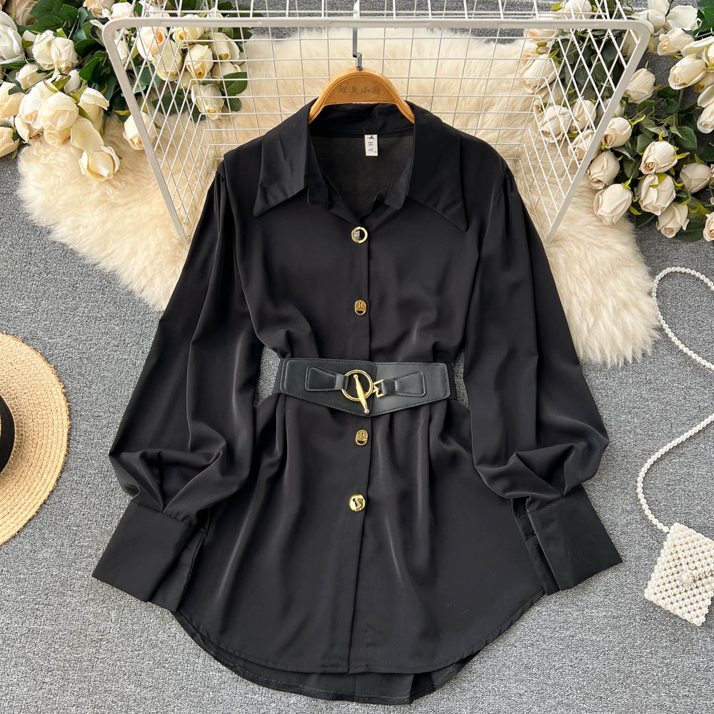 Vestido Csa Branco E de Manga  - Corset Waist Cinch avaliação e preço