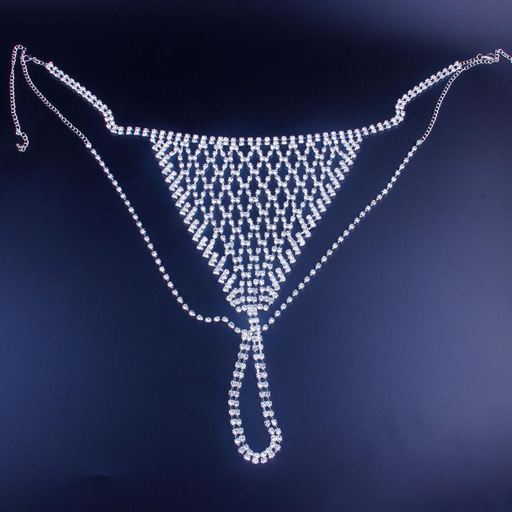 Stonefans malha strass corpo c - Thong Bikini Women avaliação e preço