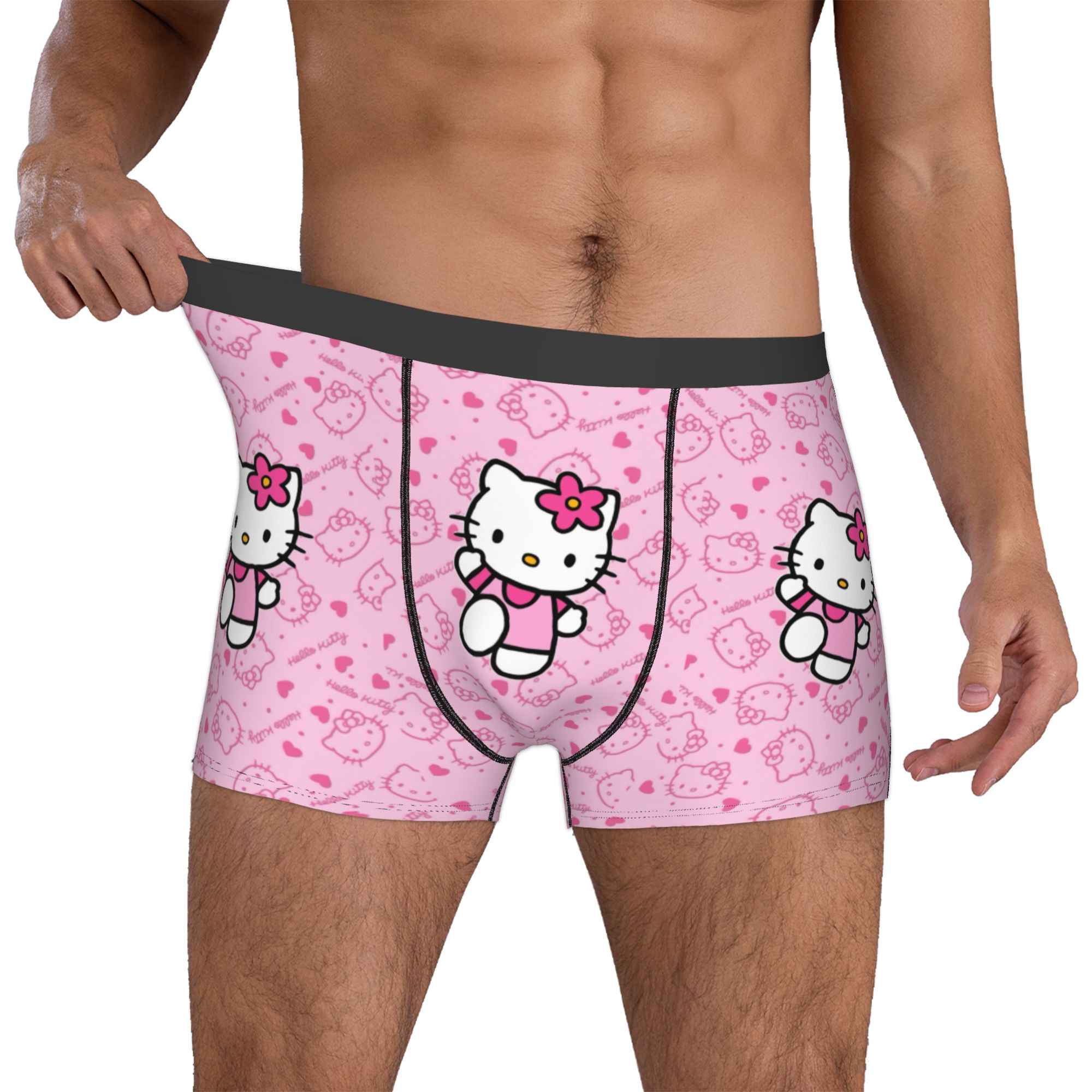 Cuecas Boxer Estampadas Rosa K - Boyshort Underwear avaliação e preço