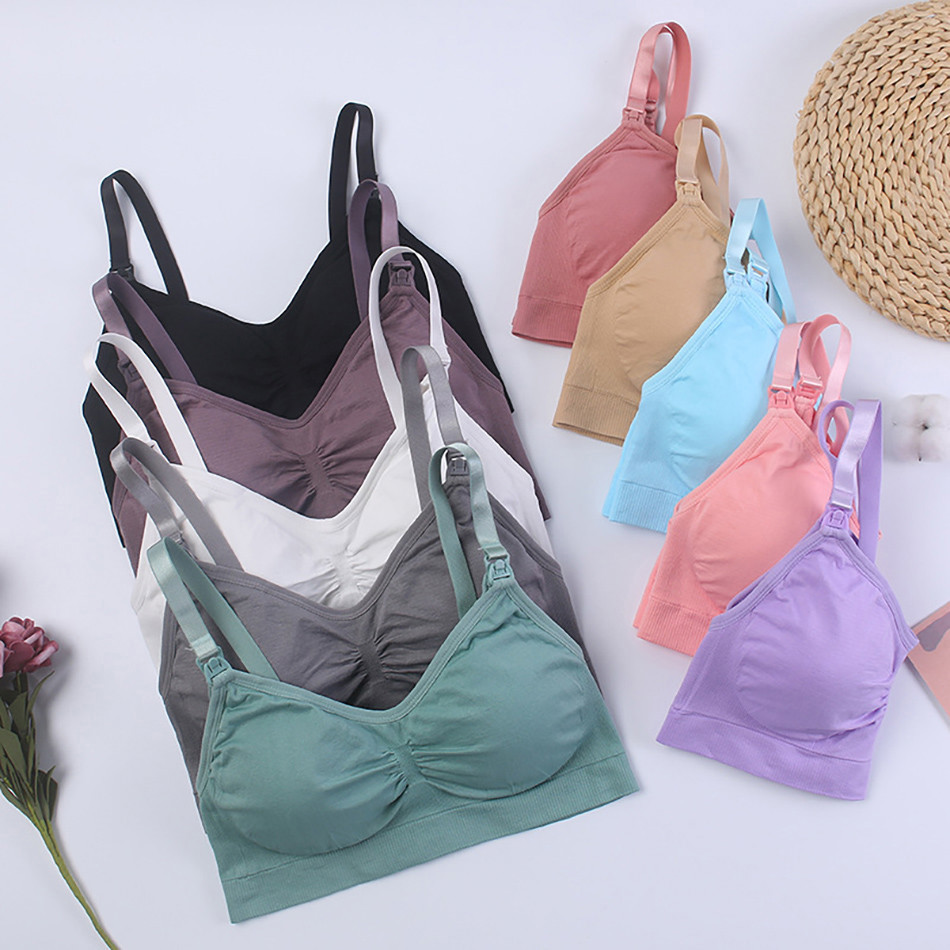 Respirável maternidade sutiãs  - Nursing Bra Sleep avaliação e preço