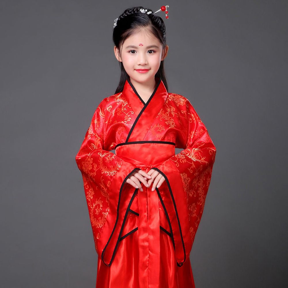 Moda étnica infantil trajes an - Robe Silk Women avaliação e preço