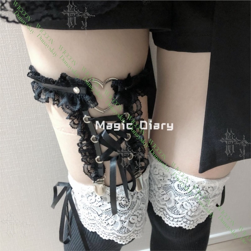 Jirai Kei Cinto de Ligas para  - Garter Belt Set avaliação e preço