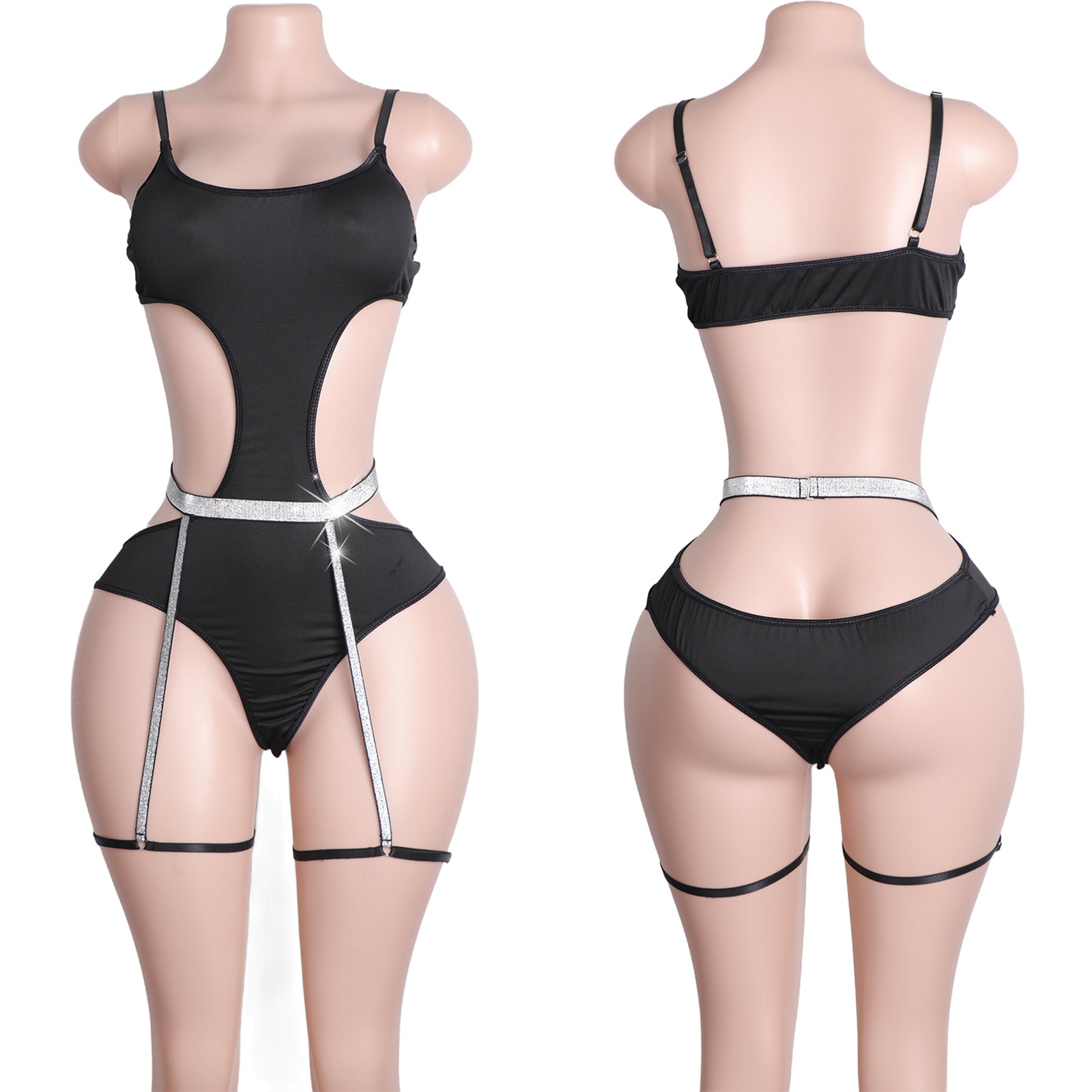 Conjunto de Fantasia Exótica p - Garter Belt Set avaliação e preço