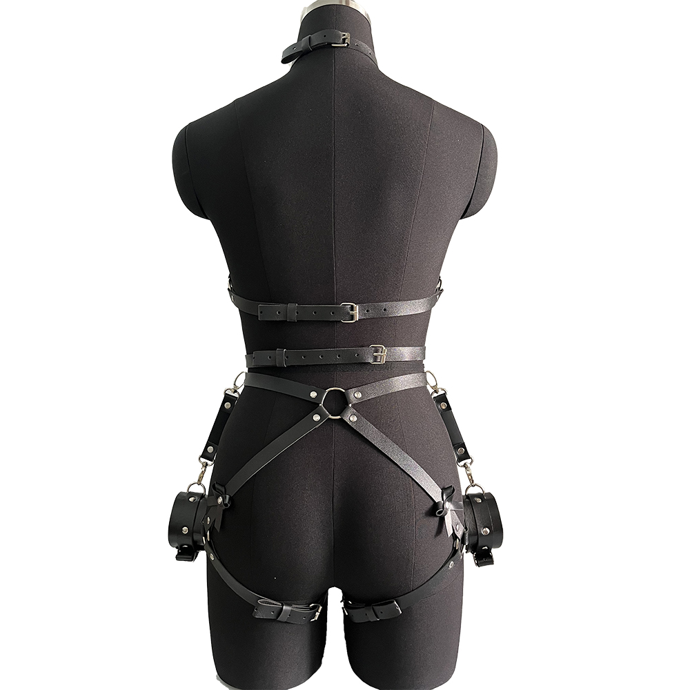Arnês para mulheres de couro d - Garter Belt Set avaliação e preço