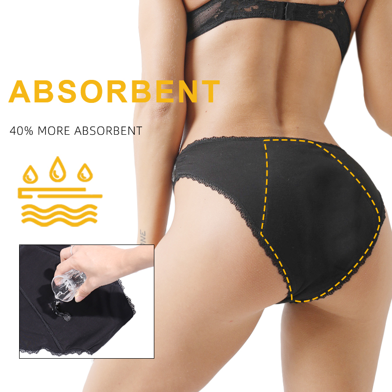Calcinhas menstruais confortáv - Period Panty Absorbent avaliação e preço