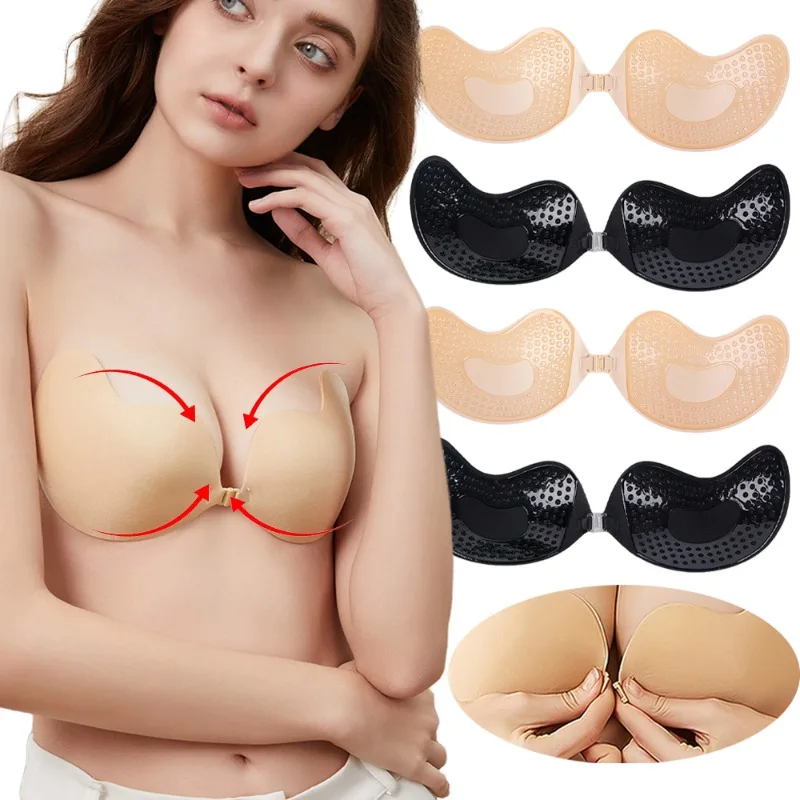 1/2pc invisível push up sutiã  - Strapless Bra Backless avaliação e preço