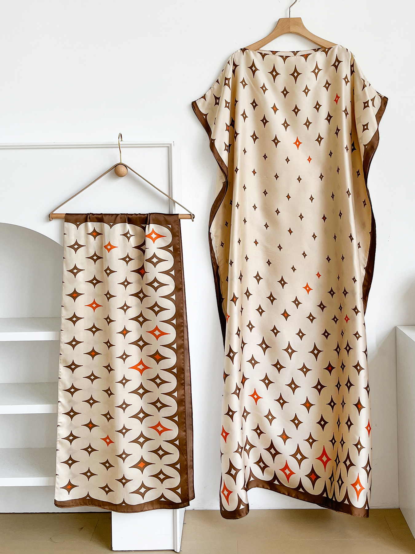 Novo Estilo Vestido Longo Solt - Robe Silk Women avaliação e preço