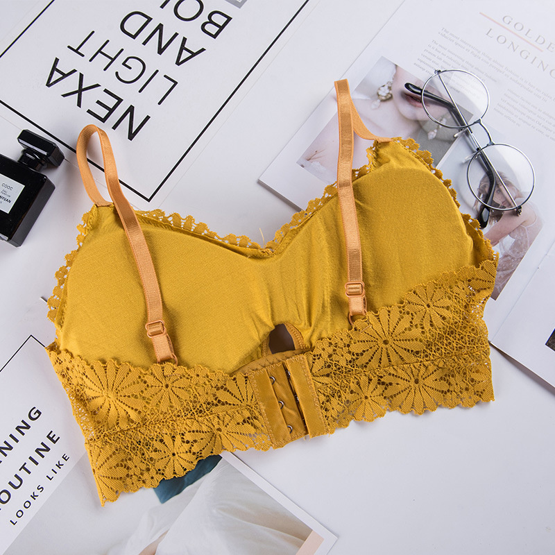 3D Sexy girl lace Lingerie Sea - Strapless Bra Backless avaliação e preço