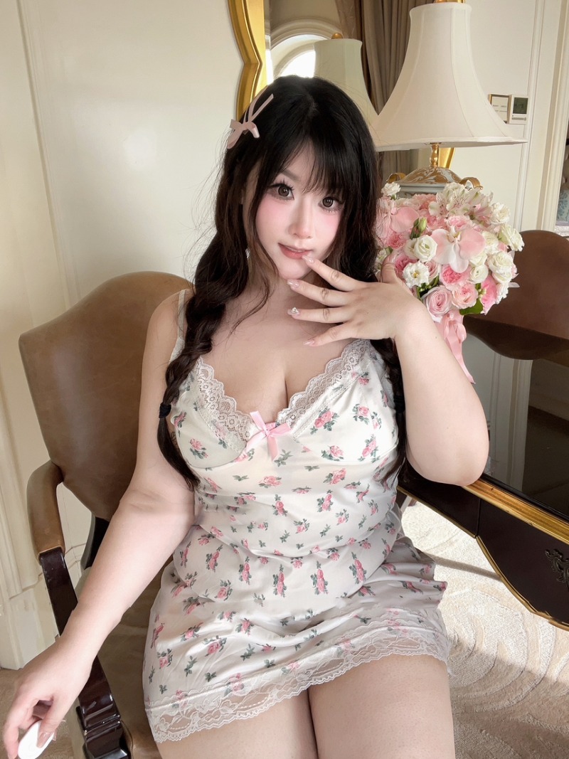 Vestido Sexy Sem Mangas de Ren - Babydoll Chemise Night avaliação e preço