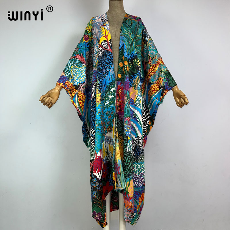 WINYI-Quimono do Oriente Médio - Robe Silk Women avaliação e preço