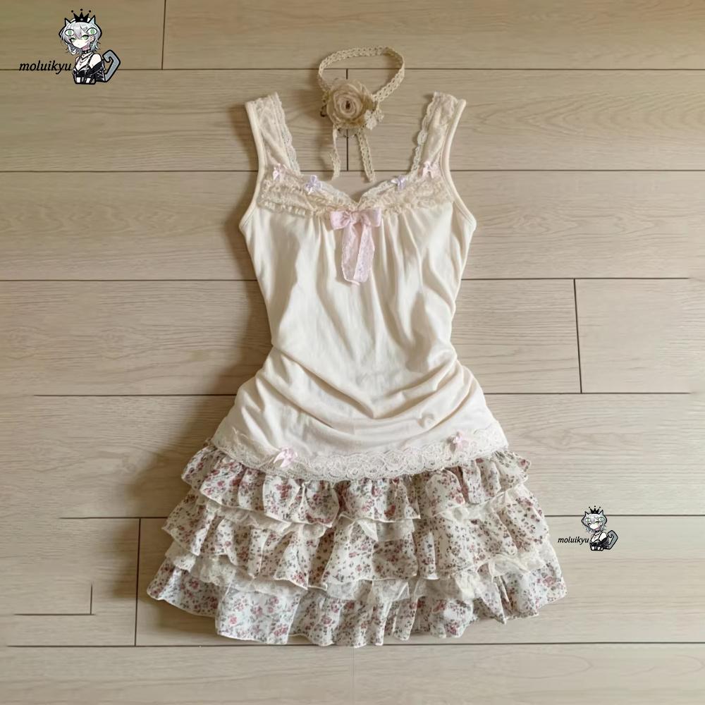 Conjunto Feminino Y2K 2 Peças: - Cami Top Lace avaliação e preço