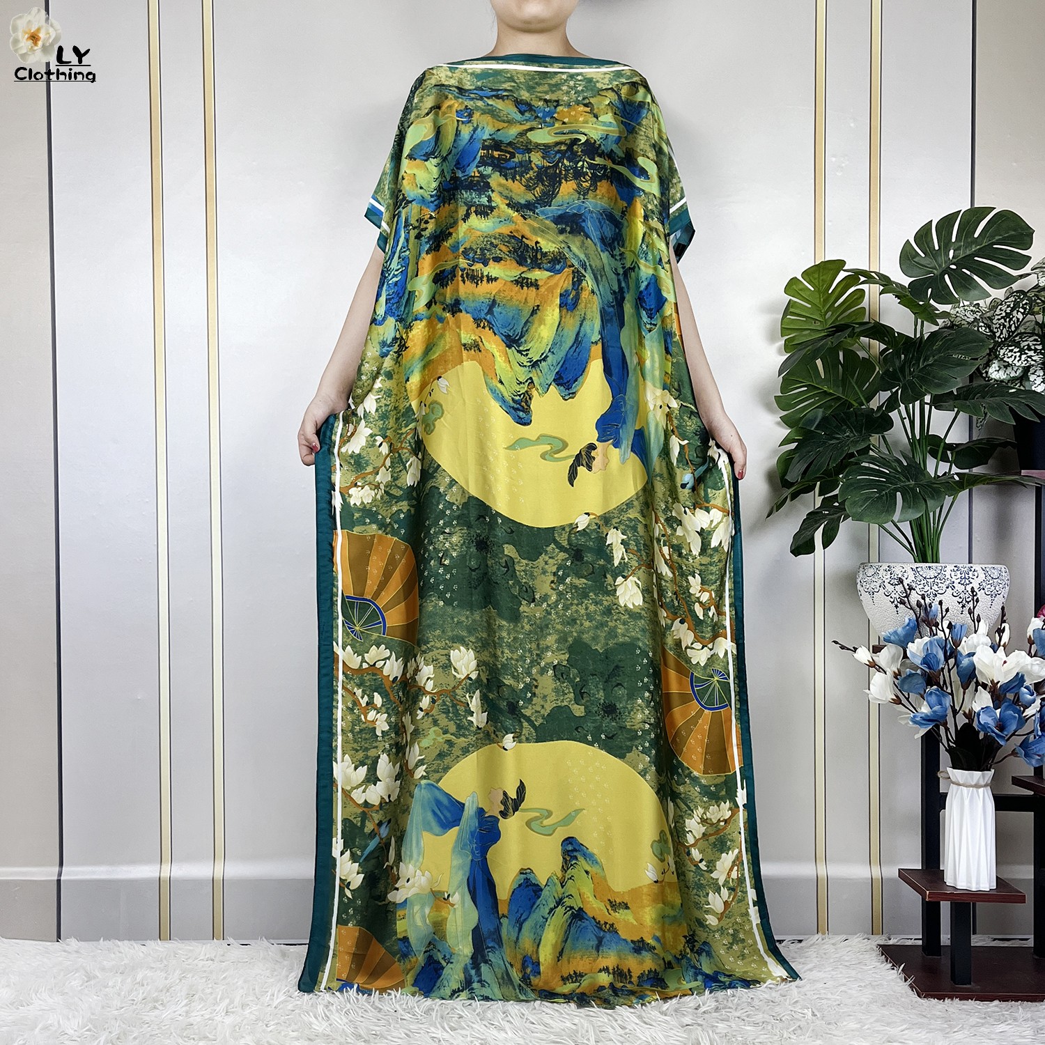 Abayas muçulmanas para mulhere - Robe Silk Women avaliação e preço