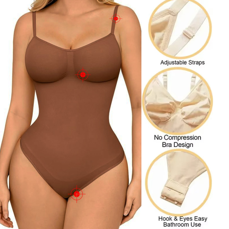 Guudia elastano bodysuit tanga - Shapewear Bodysuit Firm avaliação e preço