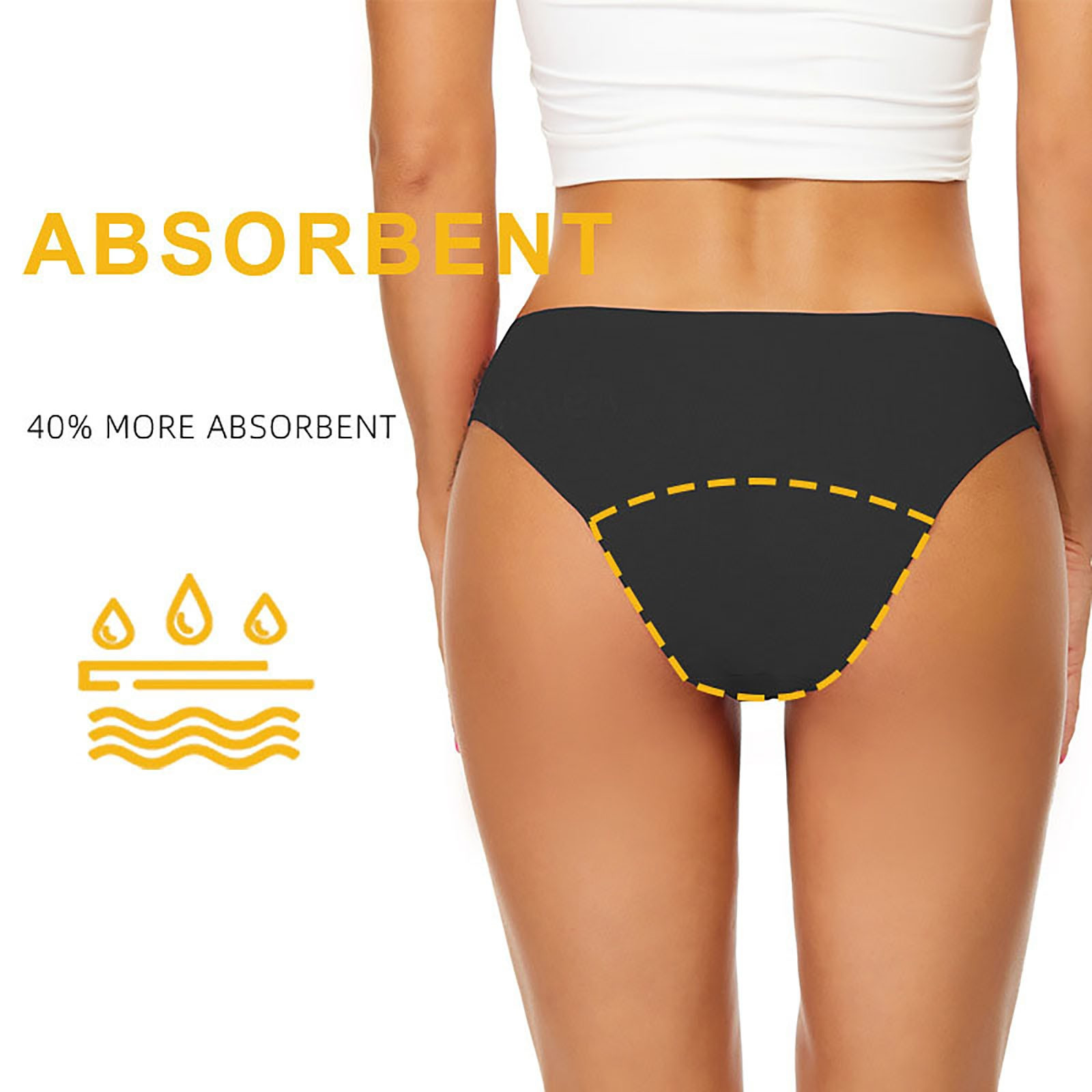 Biquíni Menstrual Feminino à P - Period Panty Absorbent avaliação e preço