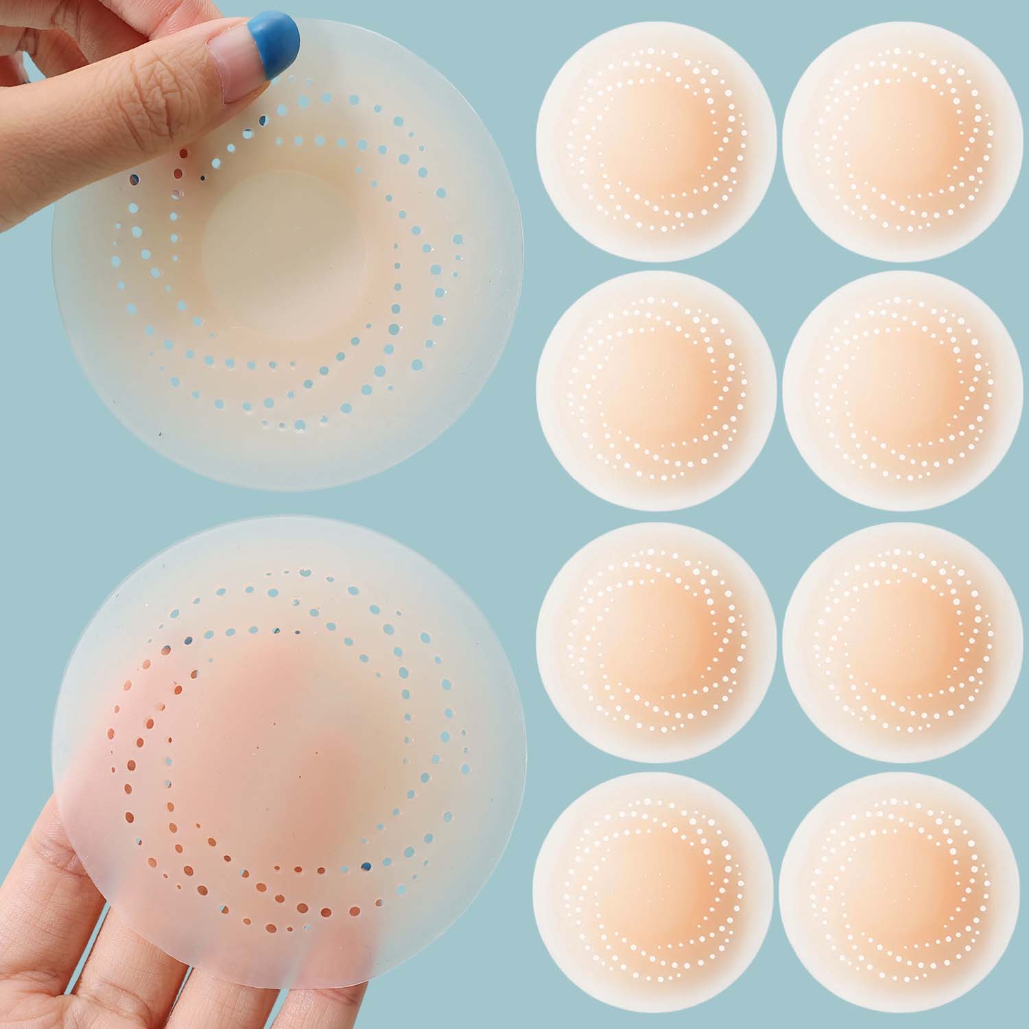 2-10 Peças Adesivos Invisíveis - Silicone Bra Adhesive avaliação e preço