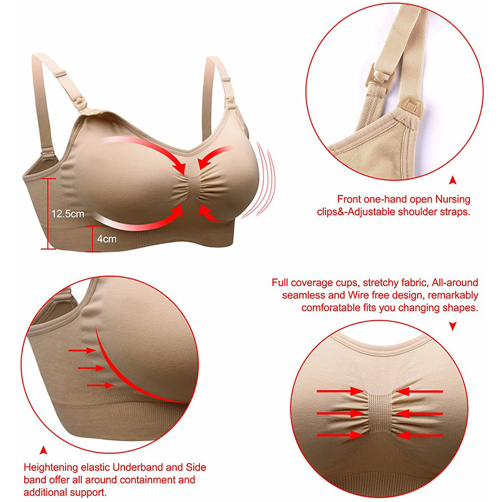 Sutiã de enfermagem maternidad - Nursing Bra Sleep avaliação e preço