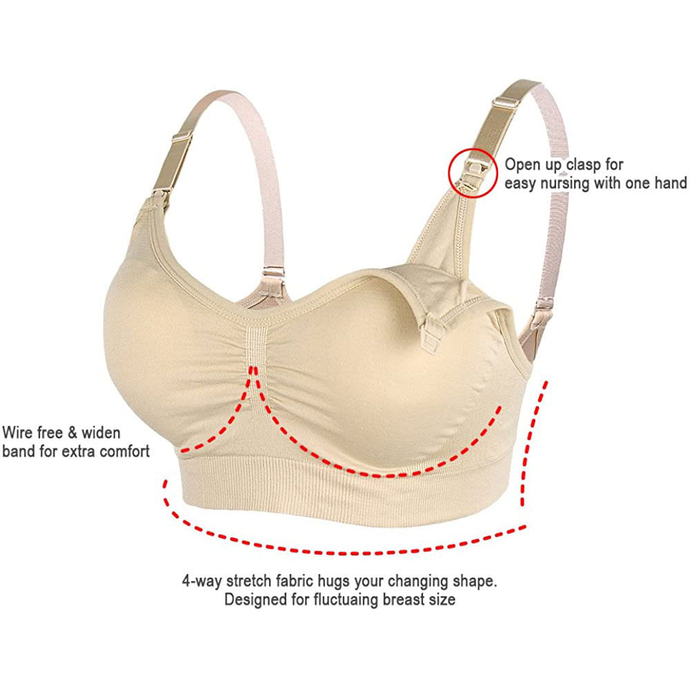 Sutiã de enfermagem maternidad - Nursing Bra Sleep avaliação e preço