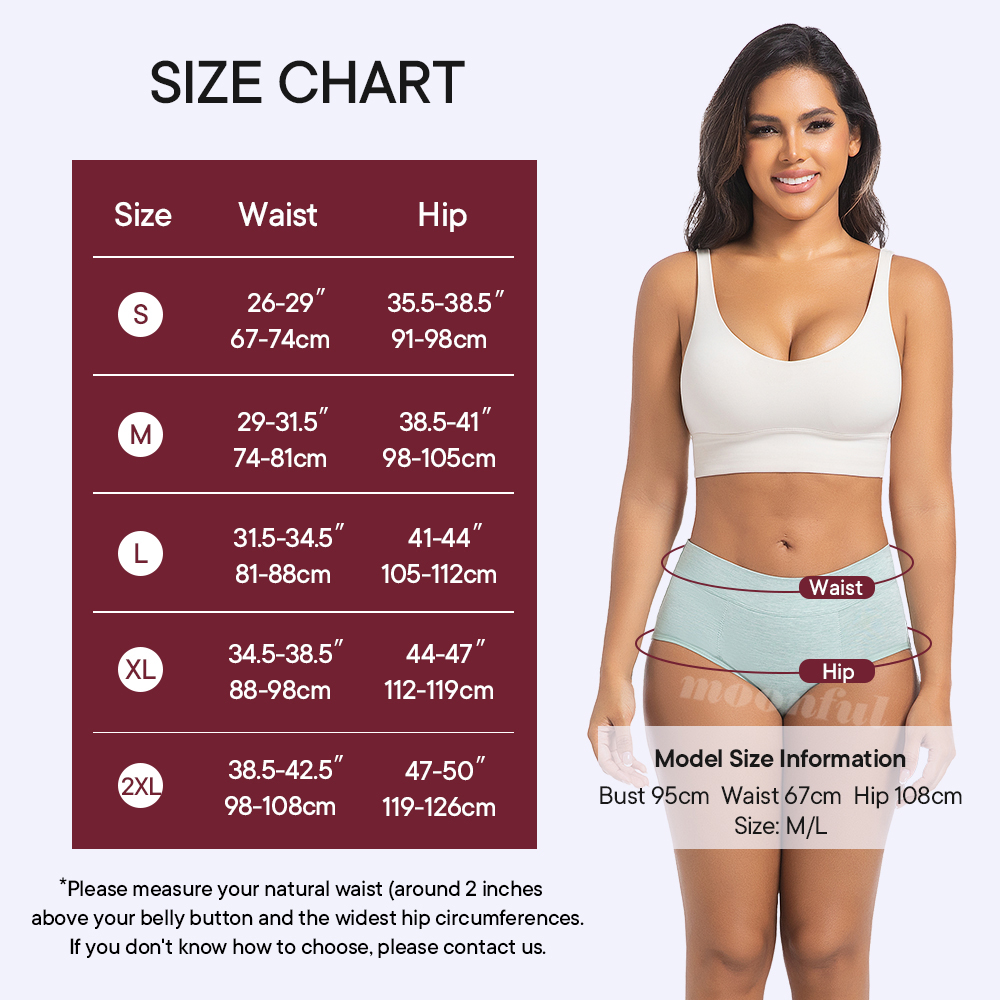 Calcinha menstrual mulher flux - Period Panty Absorbent avaliação e preço